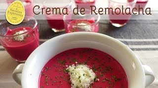 Crema de Remolacha fácil y rápida [upl. by Ayar]