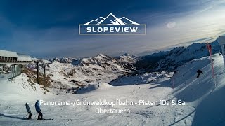 PanoramaGrünwaldkopfbahn  Pisten 10a amp 8a Obertauern [upl. by Everest278]