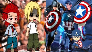 Class 1A react to Deku as Captain America  BNHA MHA  GCRV  No Ships [upl. by Ellehsat432]