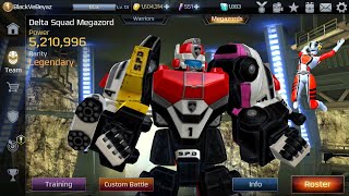 Spd KatManX and Spd Delta Squad Megazord Power Rangers Legacy Wars [upl. by Phare]