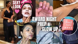 mini GLOW UP amp PACKING for Mumbai AWARD NIGHT  GRWM for a SEXY Night look makeup amp outfit [upl. by Bergren]