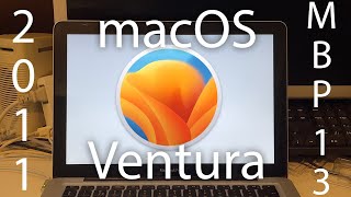 How to Install macOS Ventura using OCLP  MacBookPro 81 [upl. by Jacquelyn904]