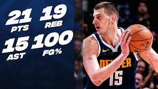 Nikola Jokić Goes PERFECT From The Field In His TripleDouble Perfromance🔥 February 22 2024 [upl. by Catto808]