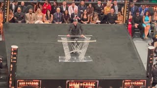 Roman Reigns Inducts Paul Heyman  WWE Hall of Fame 4524 [upl. by Carley]