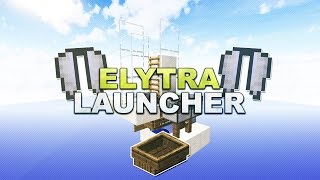 Minecraft  Compact Elytra Launcher  Elytra Flugmaschine  Tutorial 112 [upl. by Nosilla829]