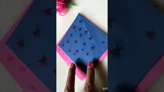 Diy paper nails😱craft nailart diy nails shorts uniqueartPihu❤️ [upl. by Notsahc403]