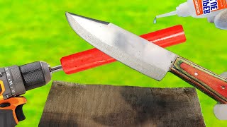 Handyman Shows The Best Way to Sharpen All Kinds of Kitchen Knives [upl. by Gussi]