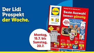 Der Lidl Prospekt der Woche  Angebote von Montag 1507 bis Samstag 2007 [upl. by Sineray]