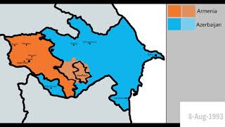 NagornoKarabakh Wars  Every DayWeek 19882023 [upl. by Annunciata]