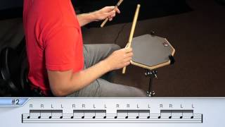 Drumming WarmUp Beginner  Drum Lesson [upl. by Haslett638]