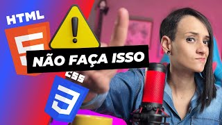 Não comece por HTML  CSS O que não te contam sobre iniciar na programação [upl. by Crispin639]