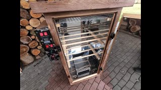 Wędzarnia elektryczna Booxasmoker 200 Electric smoker Dymbox  pierwsze wrażenia po zakupie [upl. by Yrol]