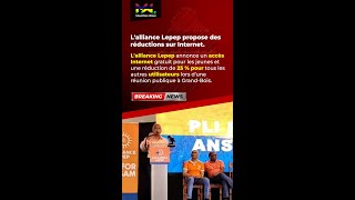 Lalliance Lepep propose des réductions sur Internet [upl. by Longan391]