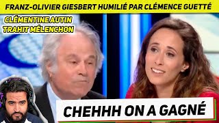 Clémence Guetté humilie Franz Olivier Giesbert Clémentine Autain trahit Mélenchon et NFP [upl. by Ylloh]