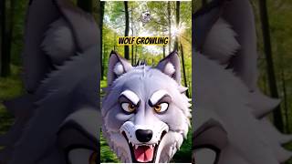 Angry Wolf Growling shorts  🐺Wolf Sounds [upl. by Signe]