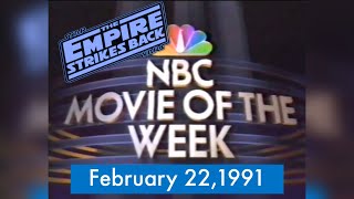 The Empire Strikes Back  NBC Movie of the Week 22191 Commercial Breaks [upl. by Angelle]