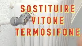 TERMOSIFONE DA RIPARARE CON CHIAVE R400 [upl. by Buffo]