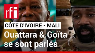 Côte dIvoire  Mali  Alassane Ouattara et Assimi Goïta se sont parlés • RFI [upl. by Susi]