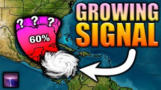 TROPICAL UPDATE New Update On Gulf Hurricane Possible [upl. by Trilly]