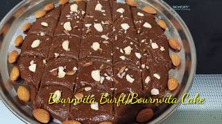 Yummy Bournvita BurfiBournvita CakeKids special recipe😋😋 [upl. by Mendive]