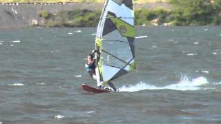 Windsurfing jibe ダック ジャイブ NOVE吉岡 [upl. by Edals]