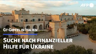 G7Gipfel sucht Lösung für 50MilliardenPaket für Ukraine  AFP [upl. by Emerald]