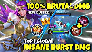 Odette New Buffed Update  Odette Best Op Build And Emblem  Build Top 1 Global Gameplay  MLBB [upl. by Lenni65]