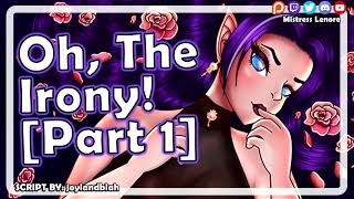 Oh The Irony Part 1 F4A ASMR Roleplay Vampire Speaker Hunter Listener [upl. by Nerraf]