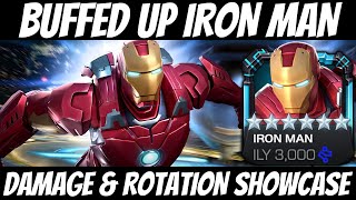 NEW IRON MAN DAMAGE amp ROTATION SHOWCASE  RANK 5 GAMEPLAY [upl. by Aennil]