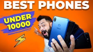 TOP 6 MOBILE PHONES UNDER ₹10000 BUDGET  December 2018 ⚡⚡⚡ [upl. by Nnaassilem]