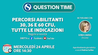 Percorsi abilitanti 30 36 e 60 CFU tutte le indicazioni Regole e novità [upl. by Shuma]