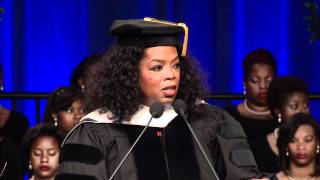 Oprah Winfrey Delivers Commencement Address to Class of 2012 [upl. by Ireva487]