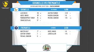 Gosnells v Fremantle [upl. by Anialam]