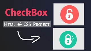 Lock amp Unlock button  Html CSS  Checkbox  Coding  Codingpolar [upl. by Aroled626]