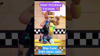 FNAF Pizzeria Tycoon 🍕 fnaf fortnite fortnitecreative tycoon mapcode fortniteclips [upl. by Heger]