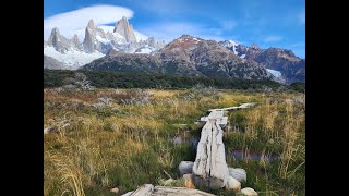 El Chalten  Fitz Roy Laguna Toro Laguna Torre Piedras Blancas Glacier and more [upl. by Bilbe]