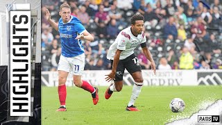 HIGHLIGHTS  Derby County Vs Portsmouth [upl. by Huberto]