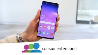 Samsung Galaxy S10  Review Consumentenbond [upl. by Adile752]