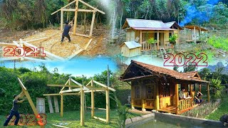 Full Video 3 Years Alone In The Forest Building Wooden Houses Growing Vegetables Raising Animals [upl. by Fotzsyzrk]