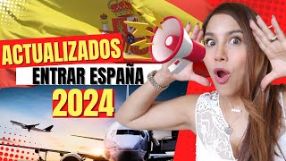 ACTUALIZADO MIGRACIONES 😱😱😱 NUEVOS Requisitos para ENTRAR España 2024 [upl. by Audun]