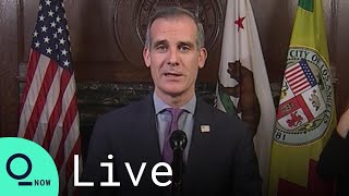 LIVE Los Angeles Mayor Eric Garcetti Holds Covid19 Briefing [upl. by Joane]