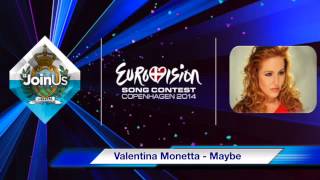 Valentina Monetta  Maybe San Marino 2014 Eurovision Song Contest [upl. by Ydolem]