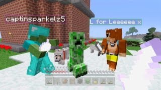 Minecraft Xbox  The Friendly Creeper 53 [upl. by Efron]