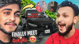 Finally I Meet 4eKaku 😍 Full Detail Video with all proofs 😱  Why 4ekaku left YouTube 😭 [upl. by Creamer]