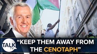 “Keep Them Away From Cenotaphquot  Armistice Day Demonstrations Calls  Nick de Bois [upl. by Nahsyar]