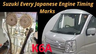 Suzuki Every Turbo Wagon k6a Engine Timing Fitting Complete Method By Irshad Auto [upl. by Meredith]