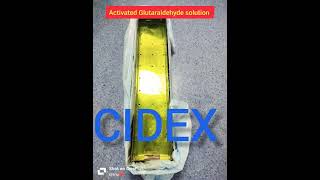 Activated Glutaraldehyde solution CIDEXClinicallife [upl. by Belldas]