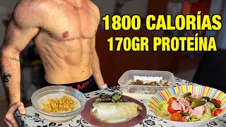 QUÉ COMO EN UN DÍA  Mi Dieta Fitness de 1800 Calorías  Recetas Saludables [upl. by Yesrod]