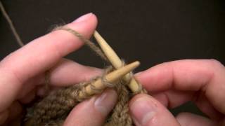 Knit Stitch  Continental Style [upl. by Aleehs]