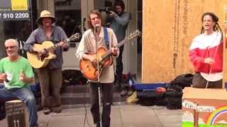 Millionaires  Phat Bollard  Busking in Bath Best Vid of this [upl. by Ransell]